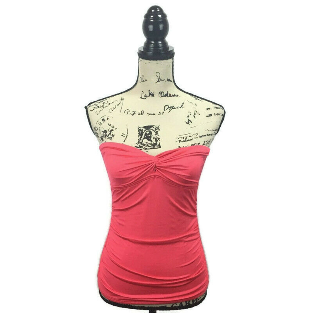 New Calvin Klein Small Swim Top Pink Bandini